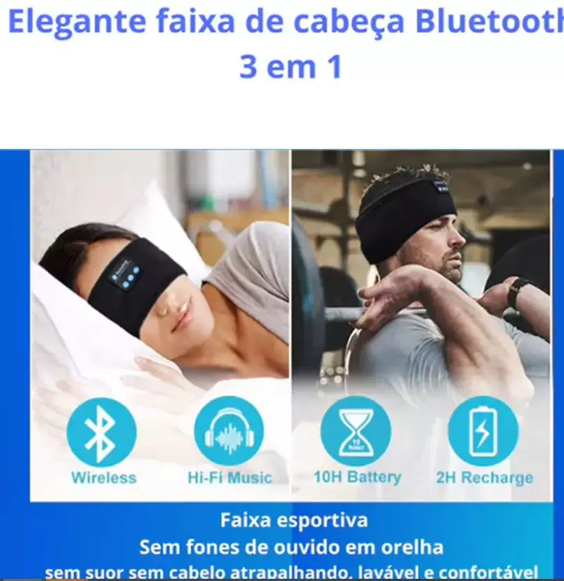 Fones de ouvido Bluetooth Com Bloqueio de Luz e Ruídos | Hibernate